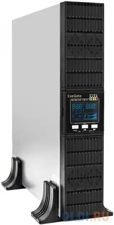 Ибп on-line exegate powerexpert uls-2000.lcd.avr.6c13.usb.rs232.snmp.2u <2000va/2000w, on-line, p, фотография 1