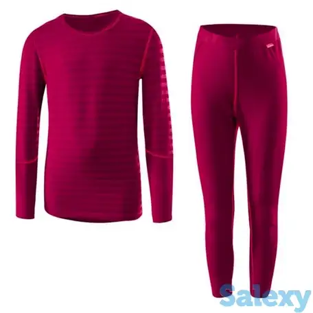 Комплект термобелья loffler 21-22 warm kid set ringel lang transtex pink, фотография 2