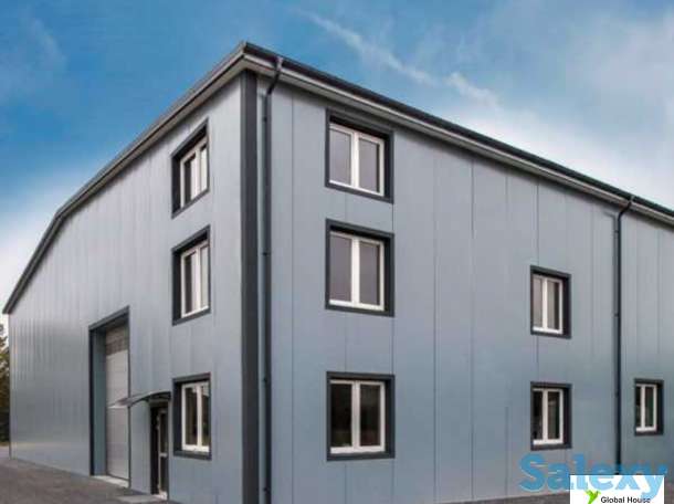 Облицовка фасада металлическими панелями с полимерным покрытием, фотография 1