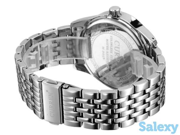 Кварцевые наручные часы Curren Chronometer, новые, в подарочной упаковке, фотография 6