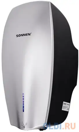 Сушилка для рук sonnen hd-m789g 1200вт белый чёрный, фотография 1