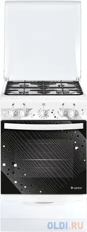 Газовая плита gefest пг 5100-02 0009 белый, фотография 1