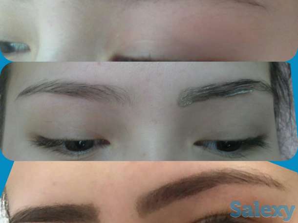 Коррекция,покраска бровей и чистка лица (нитками ), фотография 3