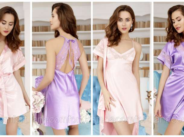 Красивые женские домашние халаты, фотография 5