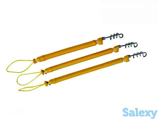 Амортизатор 17 см латексный петля-резинка-спиральный карабин, фотография 1