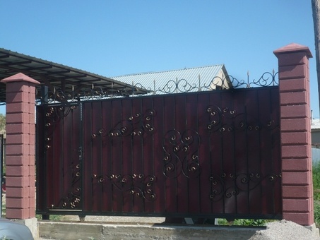 Изготовление: навесов, ангаров, ворот, заборов, аргонная сварка и другие сварочные работы, фотография 7