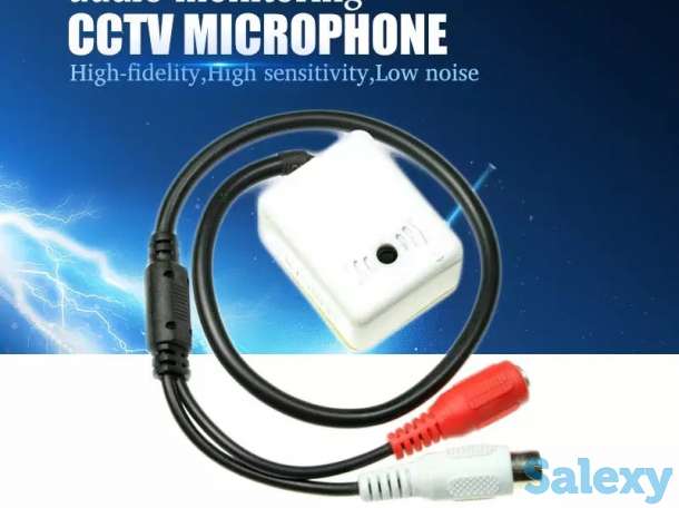 Продам активный мини микрофон для видеонаблюдения, фотография 1