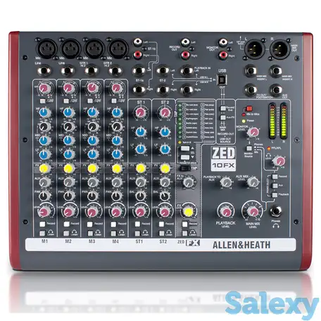 Аналоговый микшерный пульт allen & heath zed-10fx, фотография 1