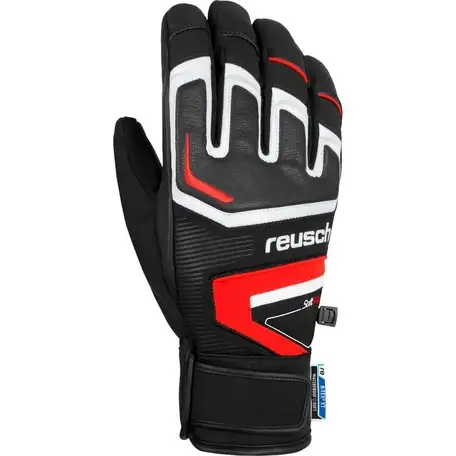 Перчатки reusch 18-19 thunder r-tex xt black/white/fire red, фотография 18