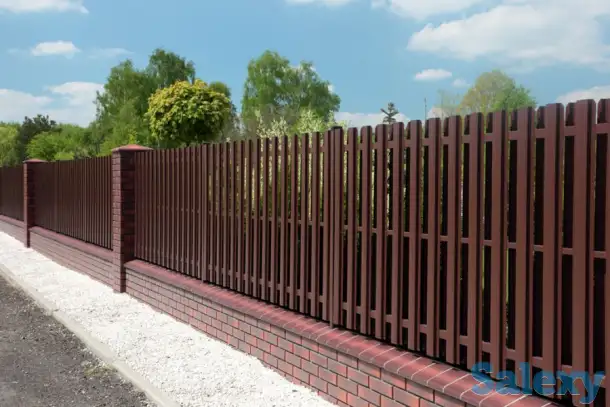 Установка заборного ограждения, фотография 2