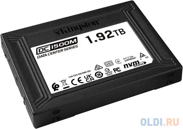 Ssd накопитель kingston dc1500m 1.92 tb pci-e 3.0 x4 sedc1500m/1920g, фотография 1