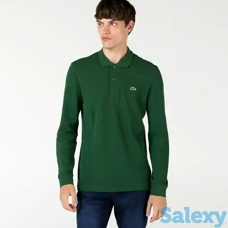 Поло lacoste classic fit с длинным рукавом, фотография 1