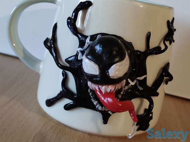 Кружки с оригинальным декором из полимерной глины, фотография 4