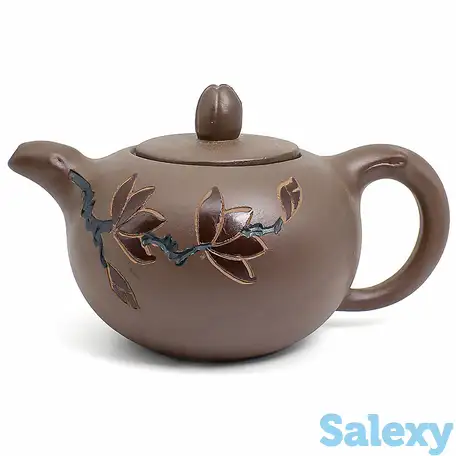 Чайник глиняный хамелеон 