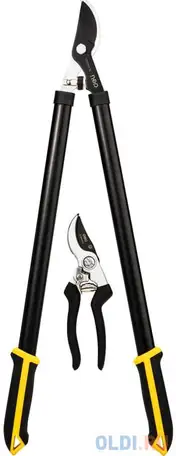 Набор сучкорез + секатор deli dl580002 набор из двух предметов. сталь, фотография 1