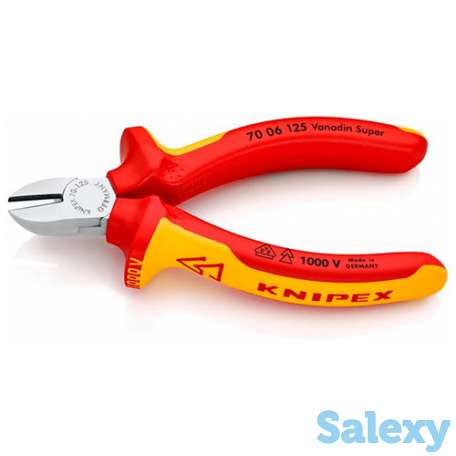 Бокорезы диэлектрические 1000v 125 мм knipex kn-7006125, фотография 2