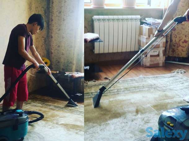Уборка квартир и офисов, химчистка ковров и мягкой мебели на дому в Алматы, фотография 1