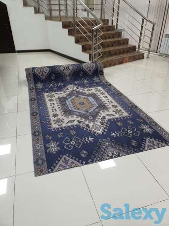 Коврик Голубой Кечуа ковер ковровая дорожка Ширина 140 см, фотография 6