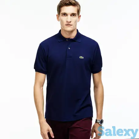 Мужское поло lacoste l1212 classic fit, фотография 1