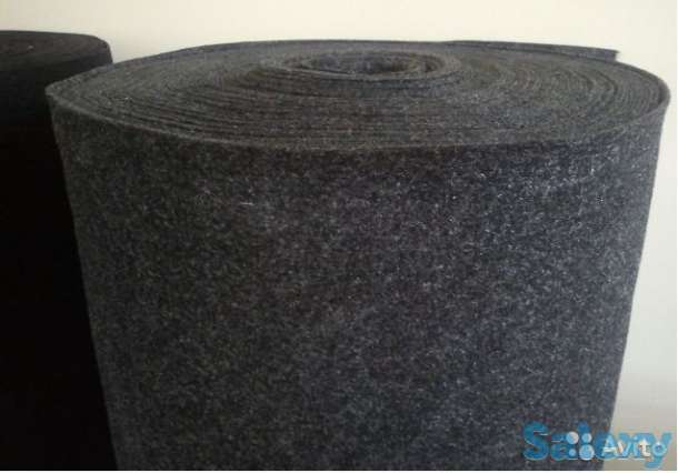 Карпет Графит самоклеющийся 1.5 ширина, фотография 1