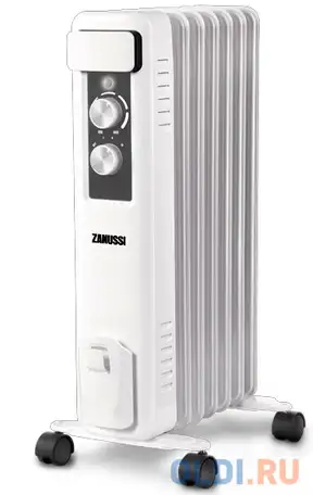 Масляный радиатор zanussi casa zoh/cs-07w 1500w (7-секций), фотография 1
