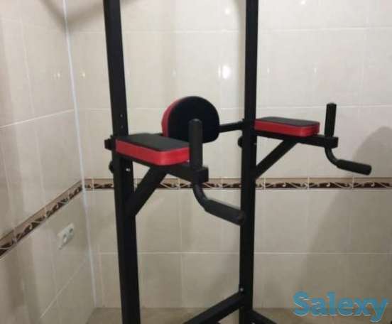 Стойка 4в1 турник брусья пресс упоры доставка и установка по Алматы, фотография 1