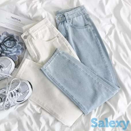 джинсы женские голубые, фотография 1