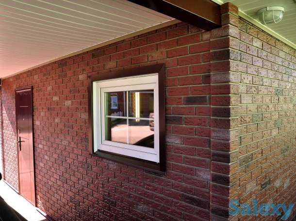 Облицовка фасадов сайдингом и кирпичом., фотография 4