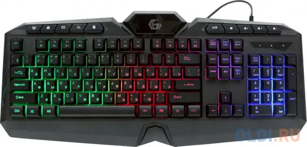 Клавиатура gembird kb-g410l black usb, фотография 1