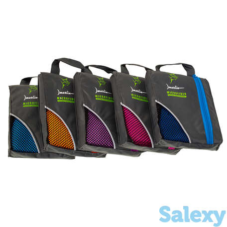 Полотенце marlin microfiber terry towel dark purple (75*130 см), фотография 1