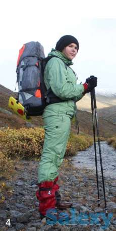 Брюки мужские с мембраной снаряжение funride pants зеленый, фотография 2