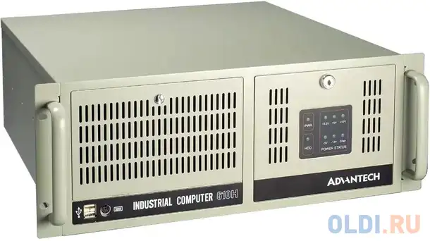 Серверный корпус 4u advantech ipc-610bp-00hd без бп бежевый, фотография 1