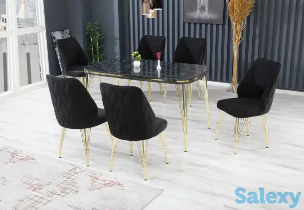 Стол 2283+6 стульев. Производство Турция., фотография 1