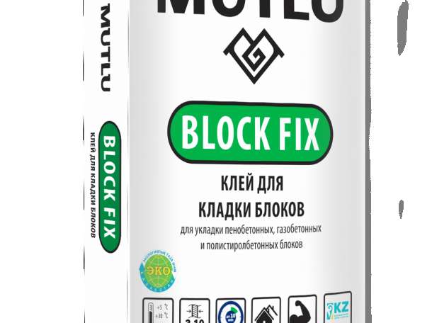 Сухие строительные смеси т.м “MUTLU  BLOCK FIX”, фотография 1