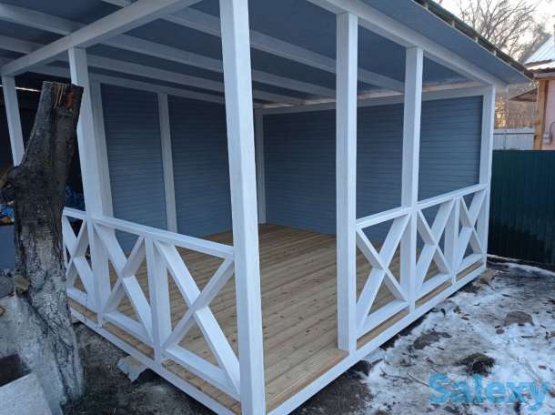 Беседки из натурального дерева на заказ, фотография 3