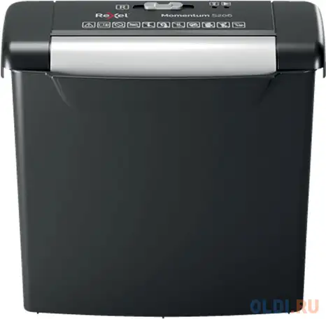 Шредер rexel momentum s206 eu (секр.р-2)/ленты/6лист./9лтр., фотография 1