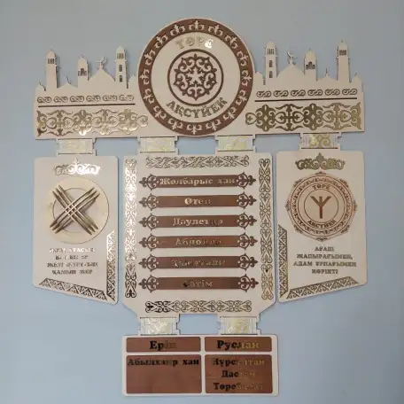 Шежре из дерева на заказ, фотография 1