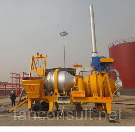 Мобильный асфальтный завод qcq-80 из китая 80 тонн/час, фотография 1