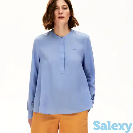 Льняная женская рубашка lacoste, фотография 1