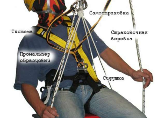 Высотные работы методом альпенизма, фотография 4