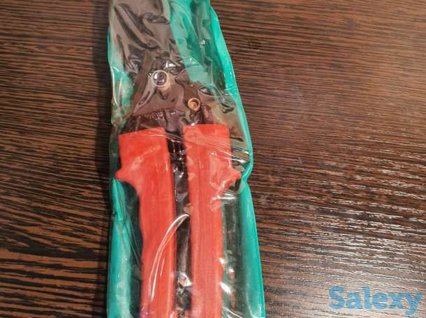 Секатор красные рукоятки, фотография 1