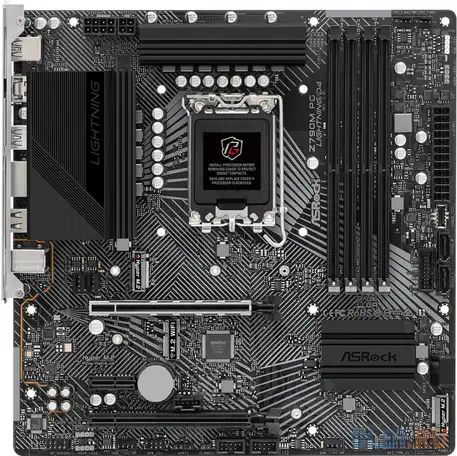 Материнская плата asrock z790m pg lightning/d4, фотография 1