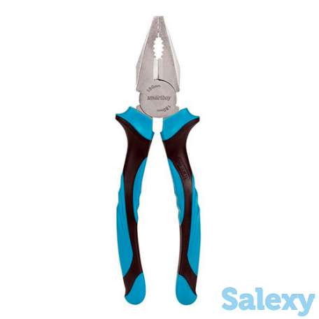 Плоскогубцы комбинированные (пассатижи) 180 мм двухкомпонентные рукоятки smartbuy, фотография 2