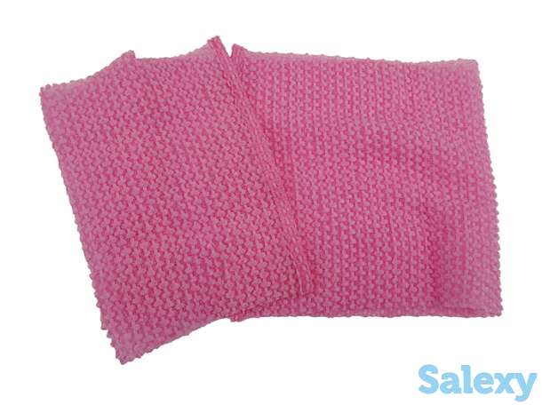 Мочалка для душа он:е pokoawa body towel (розовая, средней жёсткости), фотография 1