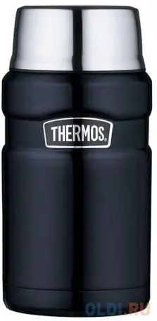 Термос для еды thermos sk3020 rcmb 0.71л. черный/серый картонная коробка (375810), фотография 1