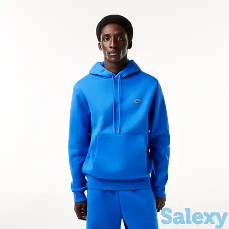 Мужская толстовка lacoste classic fit с флисом, фотография 1