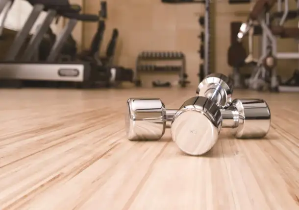 Спортивный коммерческий линолеум. Линолеум для тренажерных и спортивных помещений, линолеум для спортзалов интерьерный, фотография 5