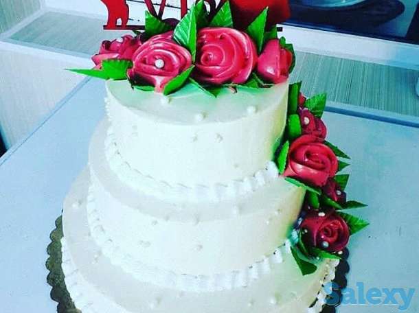 Торты и свадебные торты на заказ Астана, фотография 4