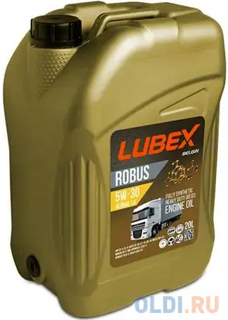 L019-0764-0020 lubex синт. мот.масло robus global la 5w-30 ck-4/sn plus/ci-4/cj-4 e6/e7/e9, фотография 1