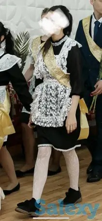 Продам школьный фартук с платьем, фотография 2